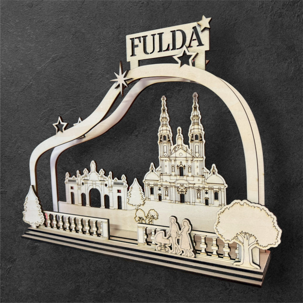 Schwibbogen Fuldaer Dom und Paulustor Größe L