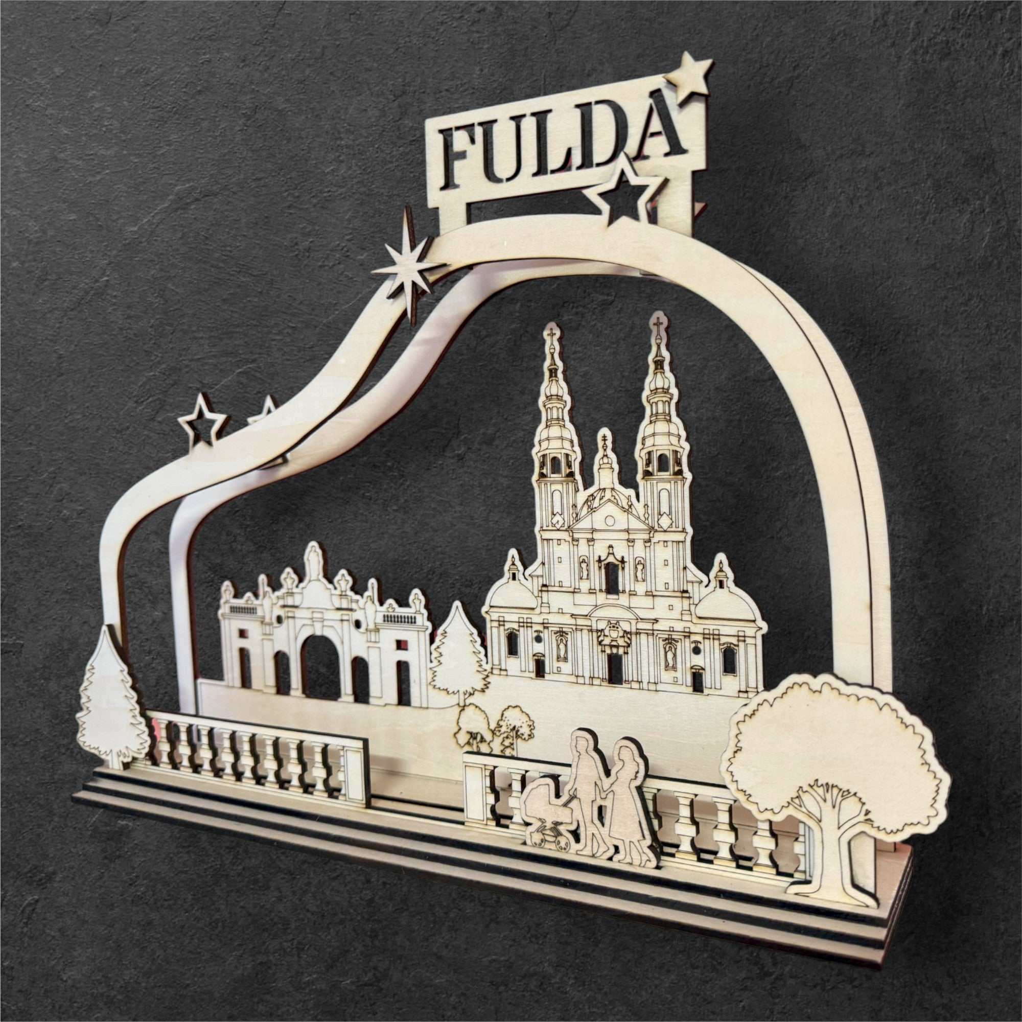 Schwibbogen Fuldaer Dom und Paulustor