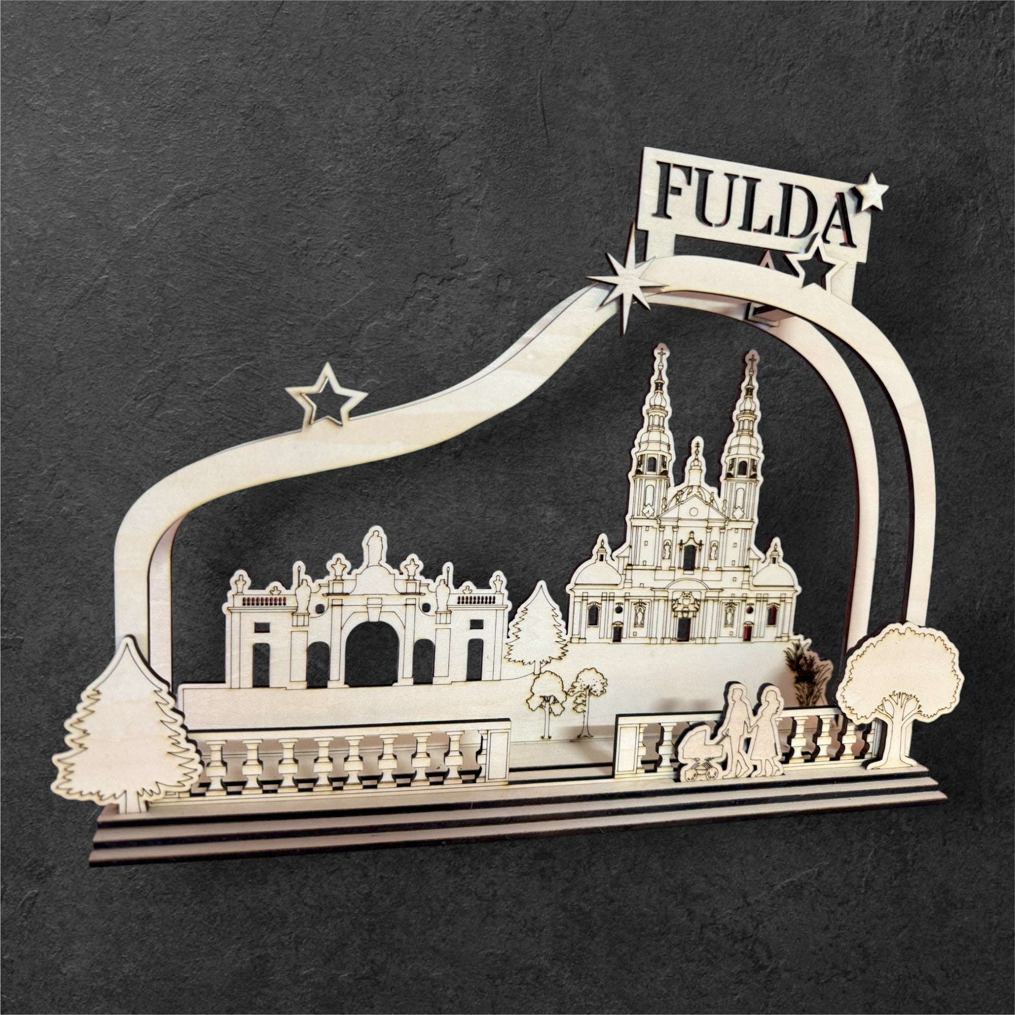 Schwibbogen Fuldaer Dom und Paulustor Größe L