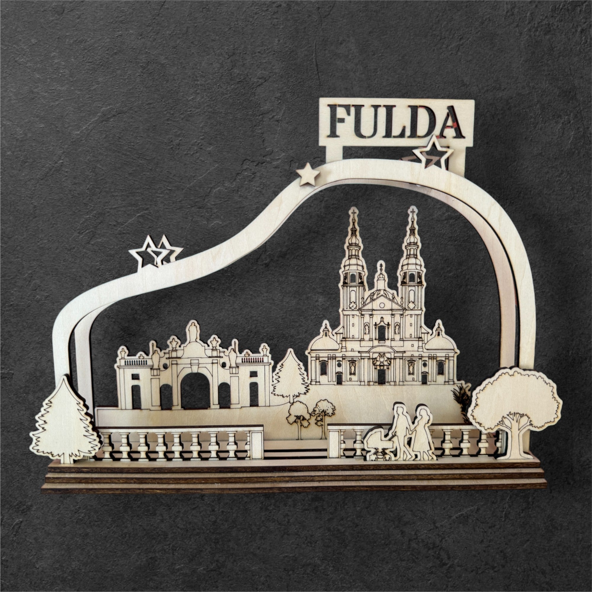 Schwibbogen Fuldaer Dom und Paulustor Größe M