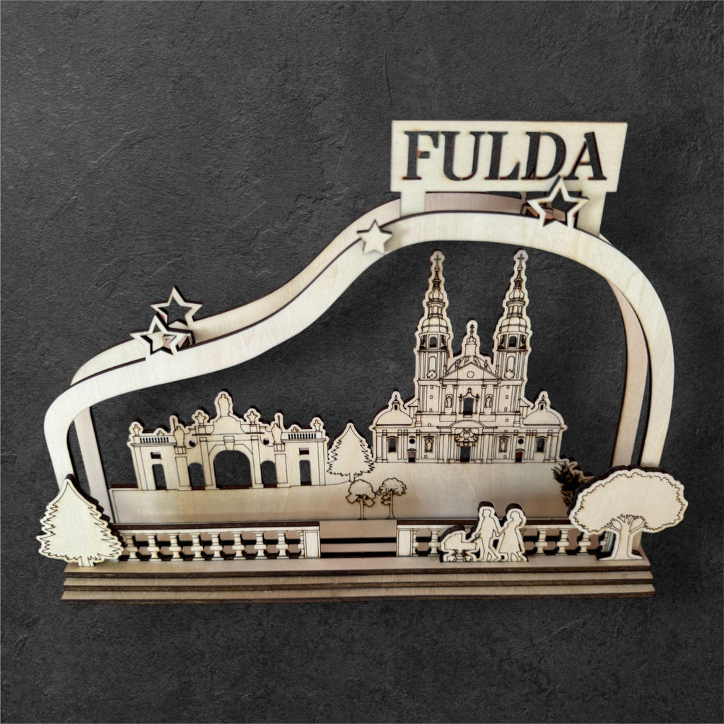 Schwibbogen Fuldaer Dom und Paulustor Größe M