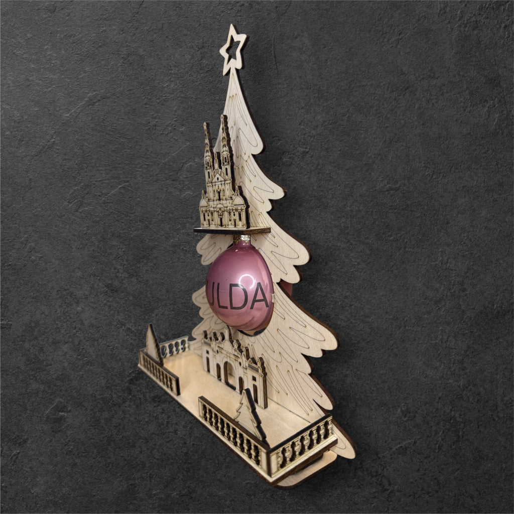 Weihnachtszauber aus Fulda: Dein gelaserter Holz-Weihnachtsbaum!