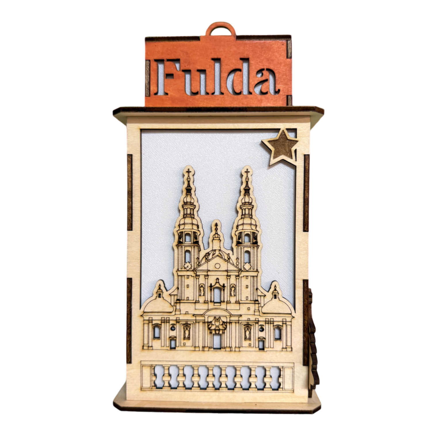 Laterne mit Fuldaer Dom und Paulustor!