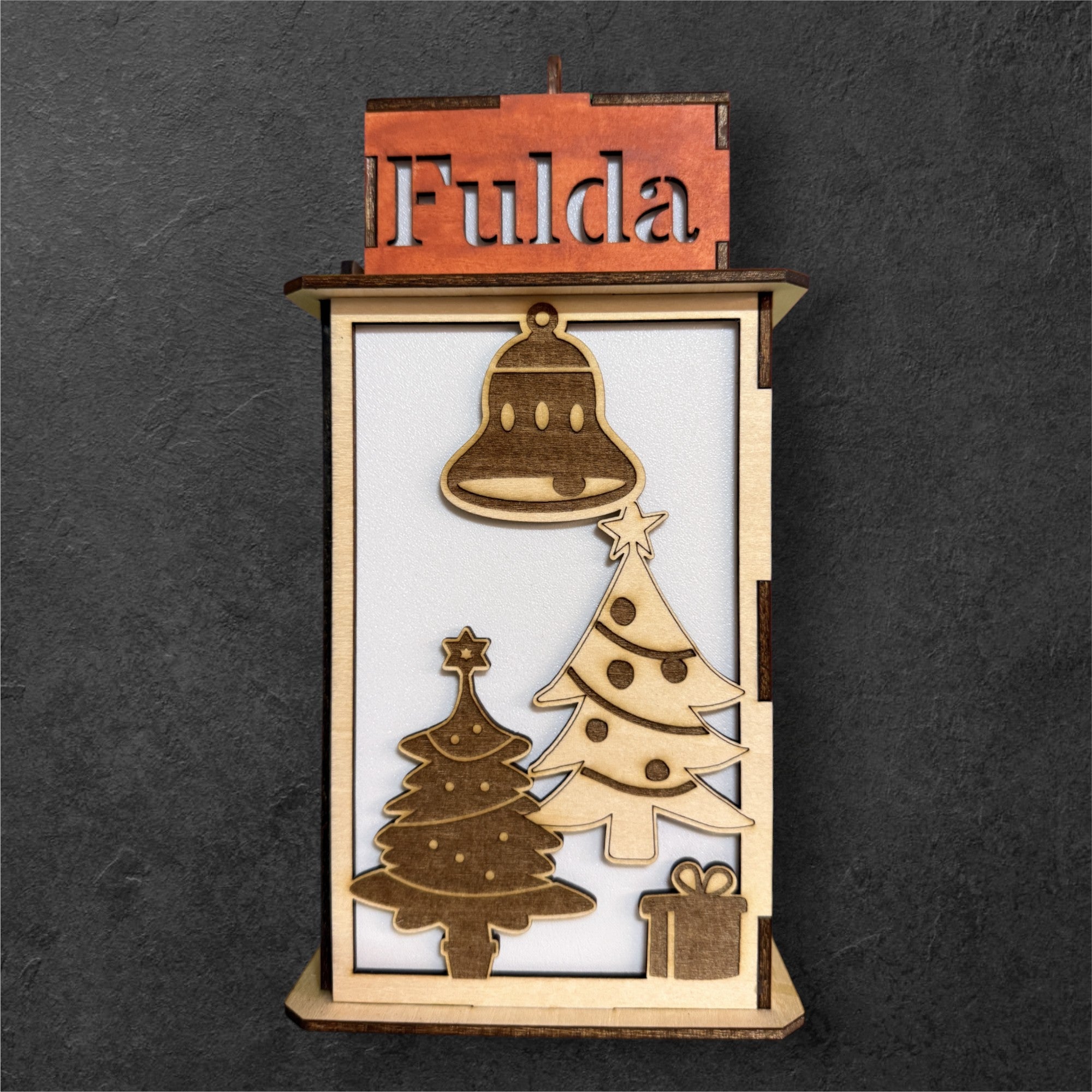 Laterne mit Fuldaer Dom und Paulustor!