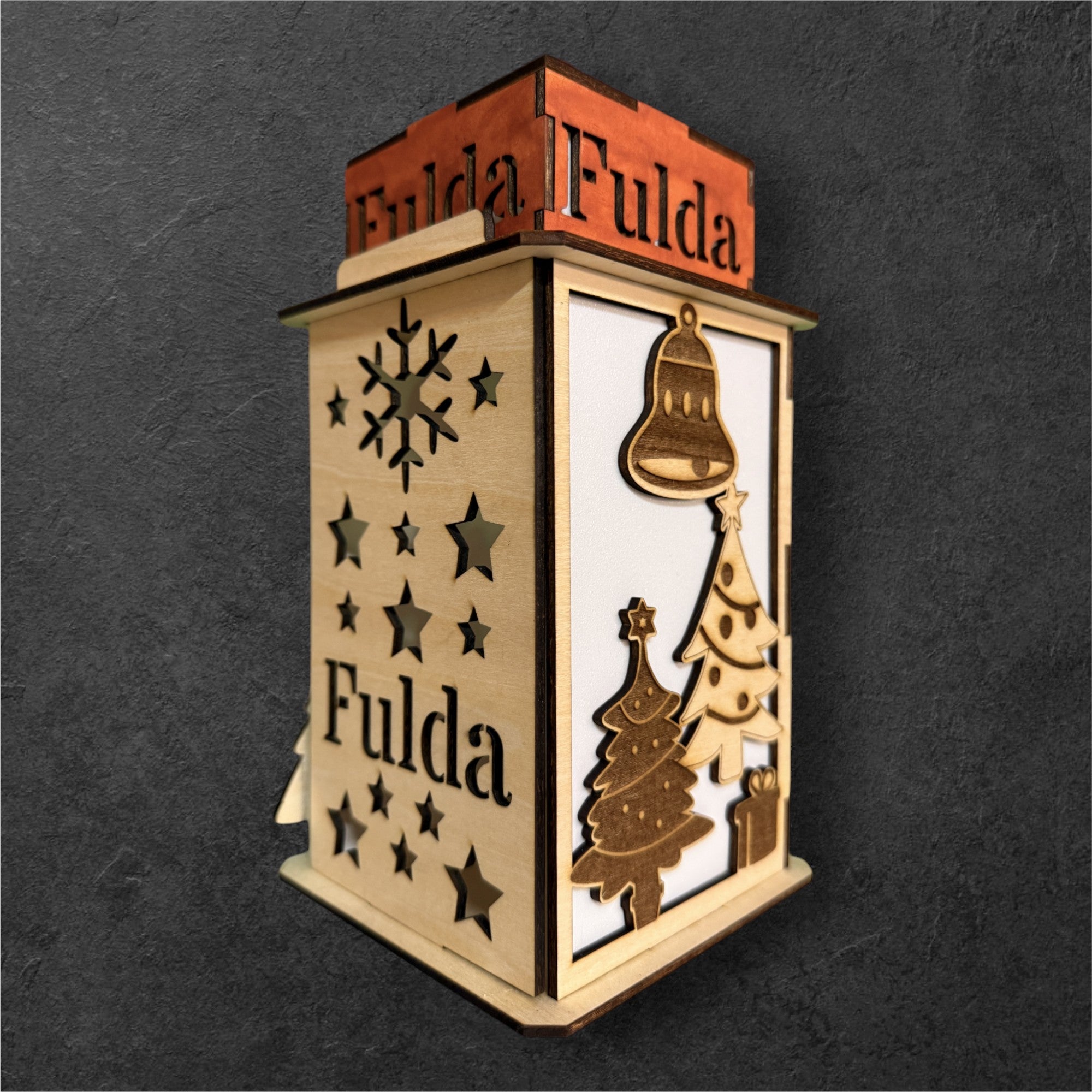 Laterne mit Fuldaer Dom und Paulustor!