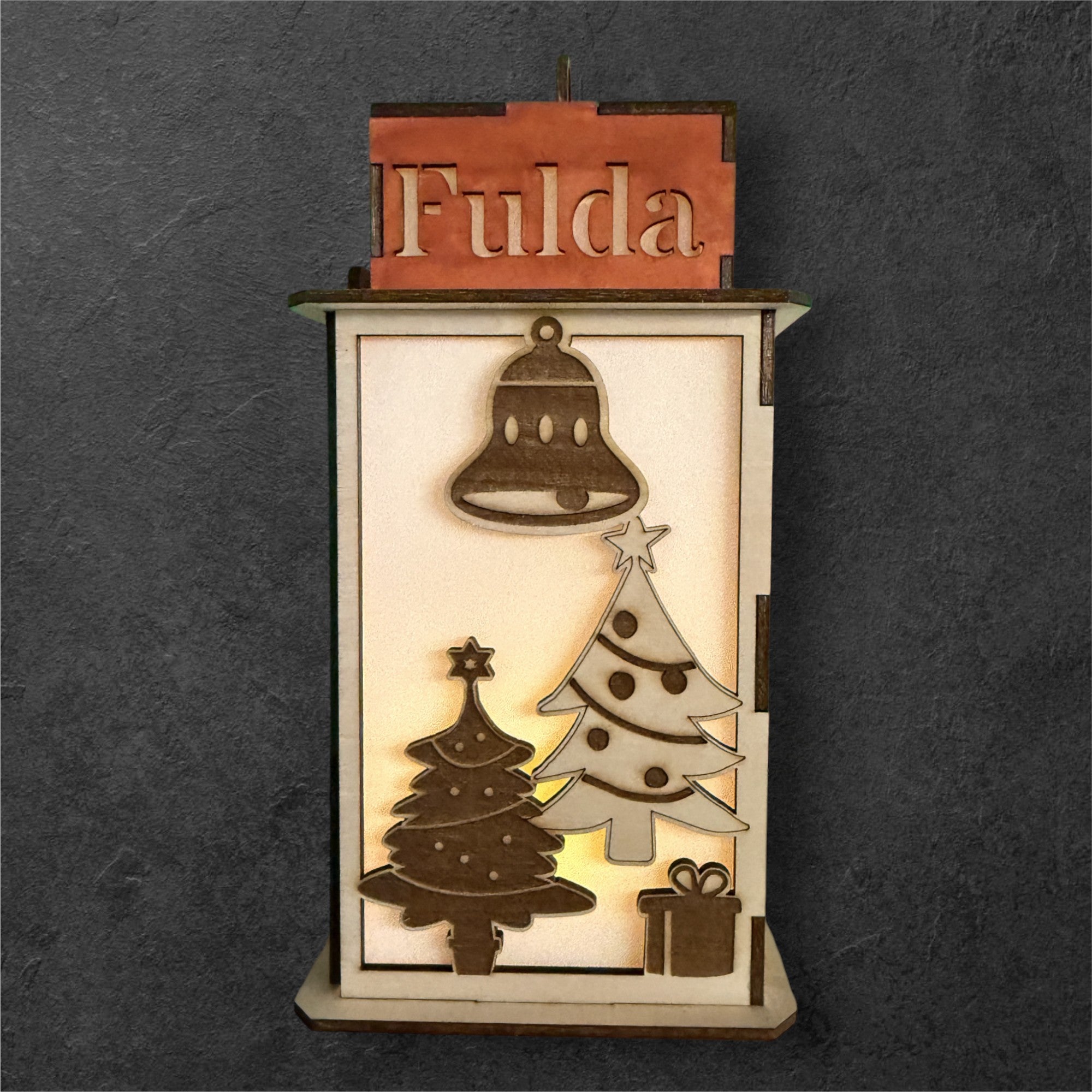 Laterne mit Fuldaer Dom und Paulustor!