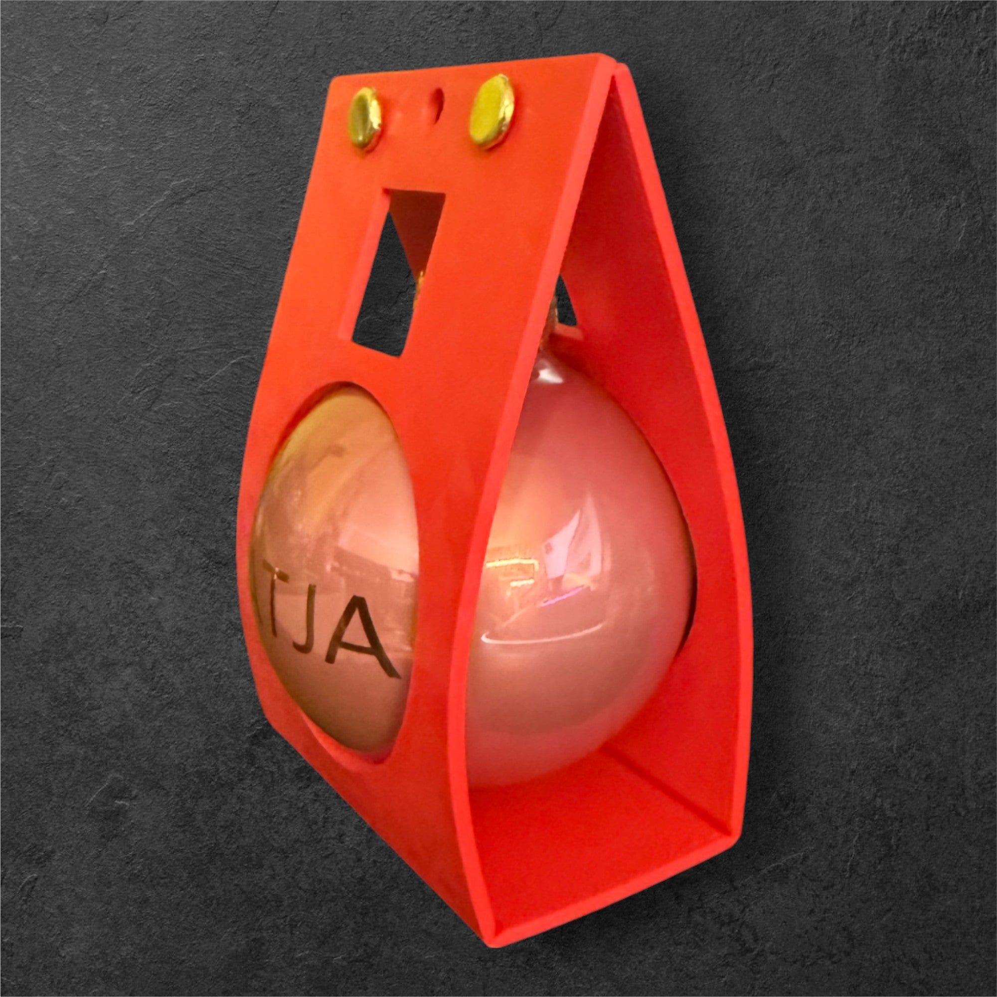 Gelaserte Glas-Weihnachtskugel mit Ihrem Namen!