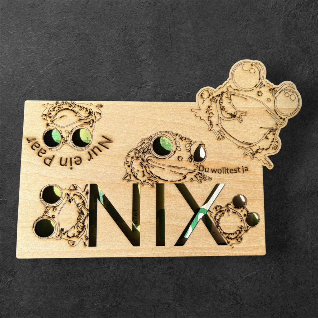 Das Perfekte Nichts – Ein Holzgeschenk für Geldgeschenke