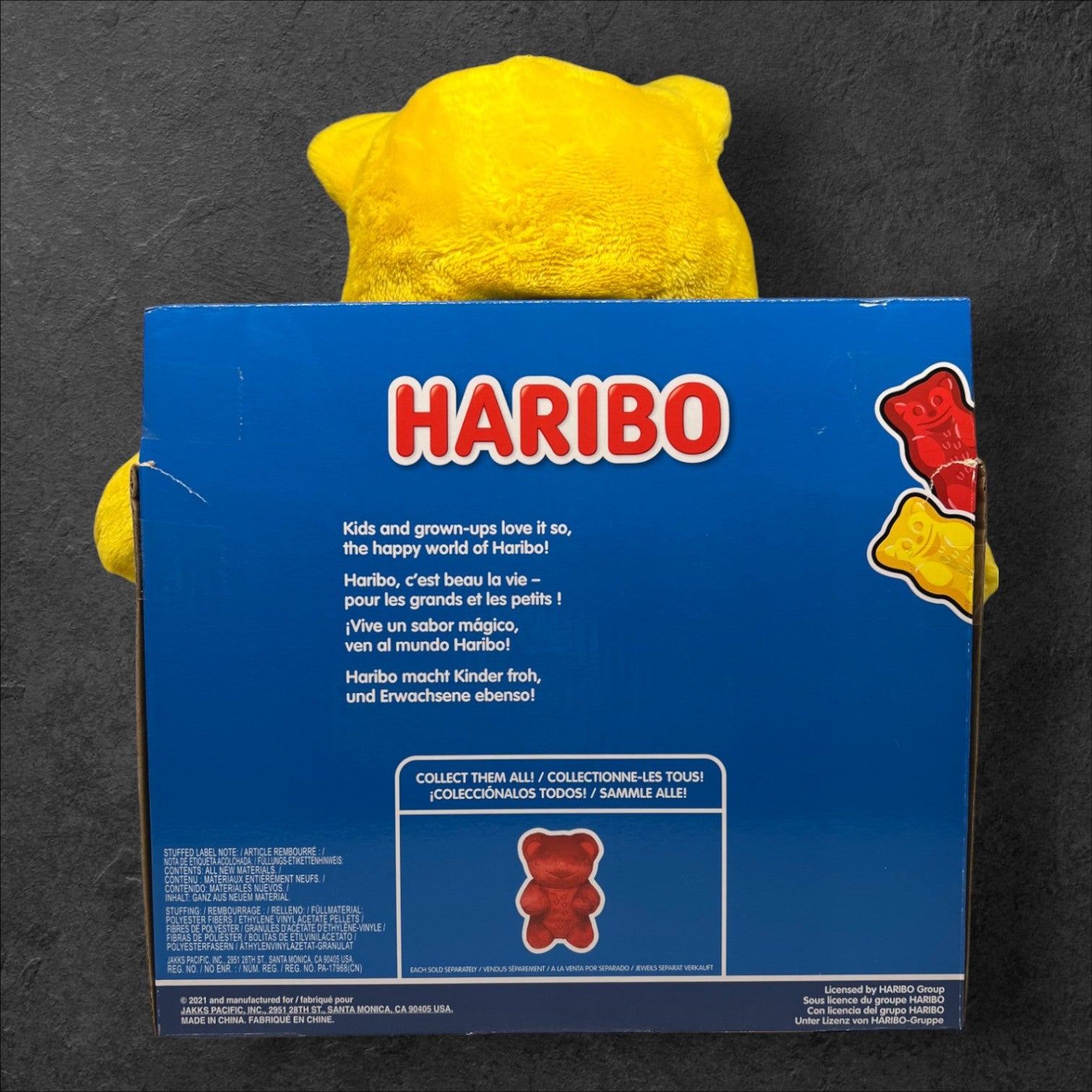 Haribo Goldbär Jumbo Plüsch 35cm mit Duft in Box