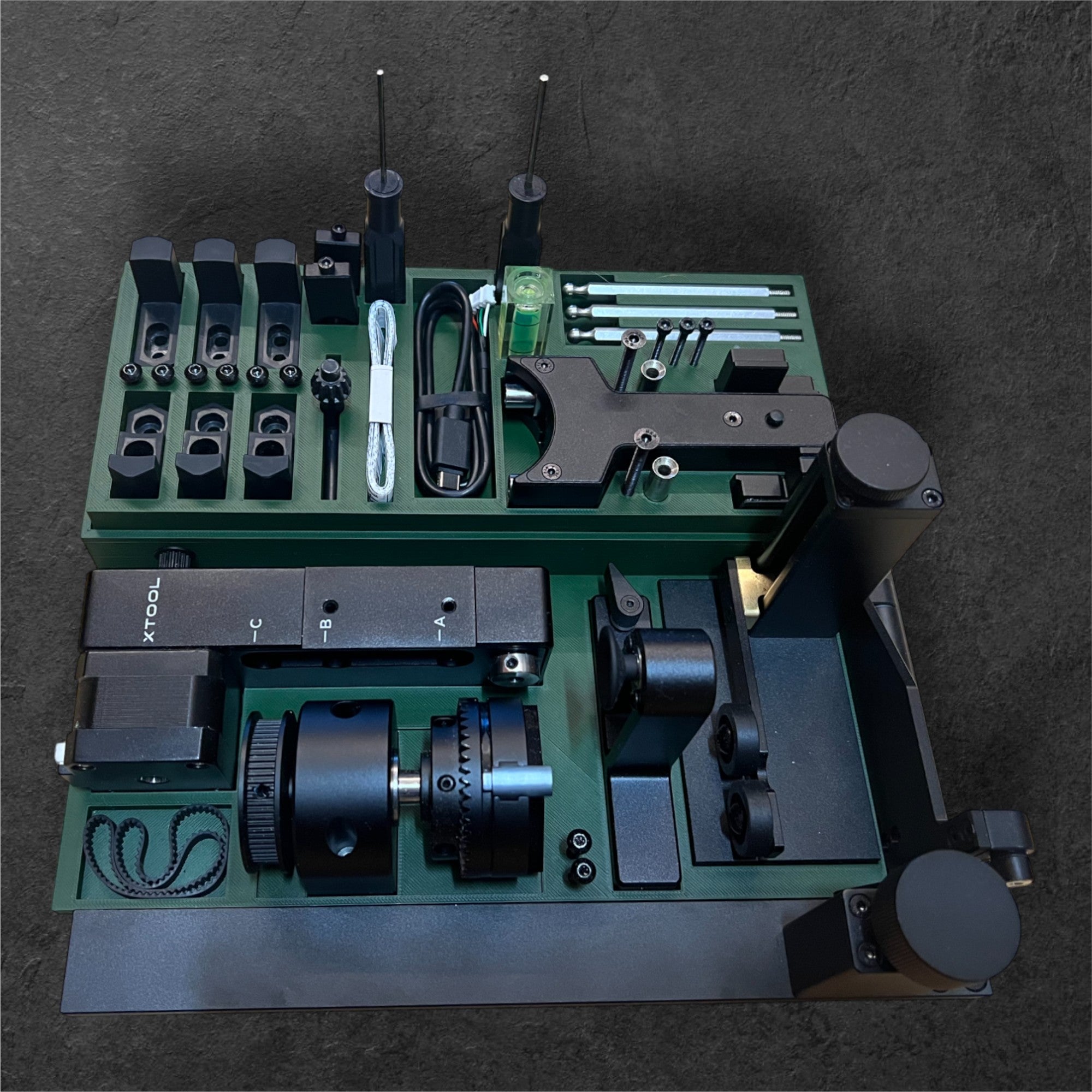 Aufbewahrungssystem Für den Rotary Pro2 + Zubehörset von xTool