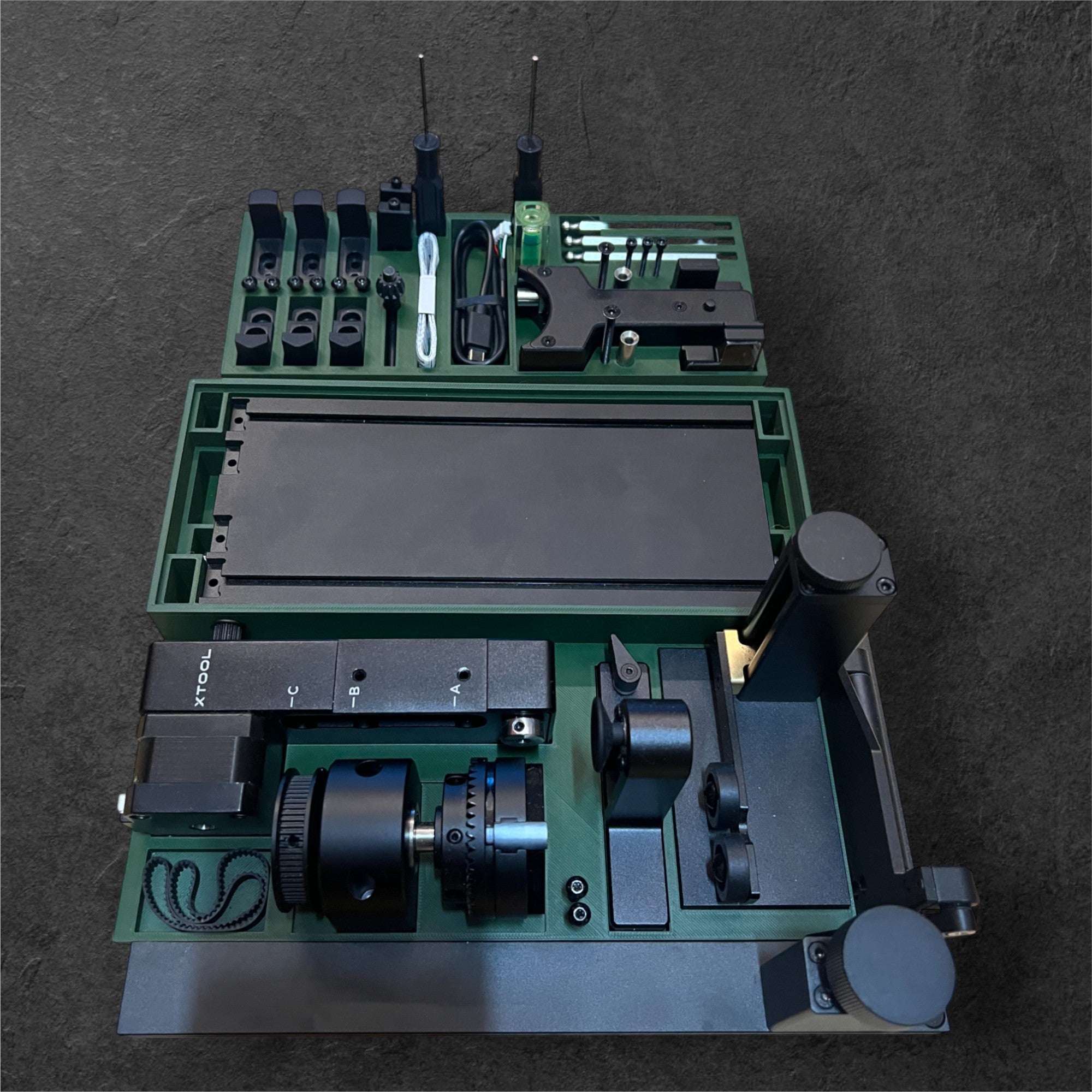 Aufbewahrungssystem Für den Rotary Pro2 + Zubehörset von xTool