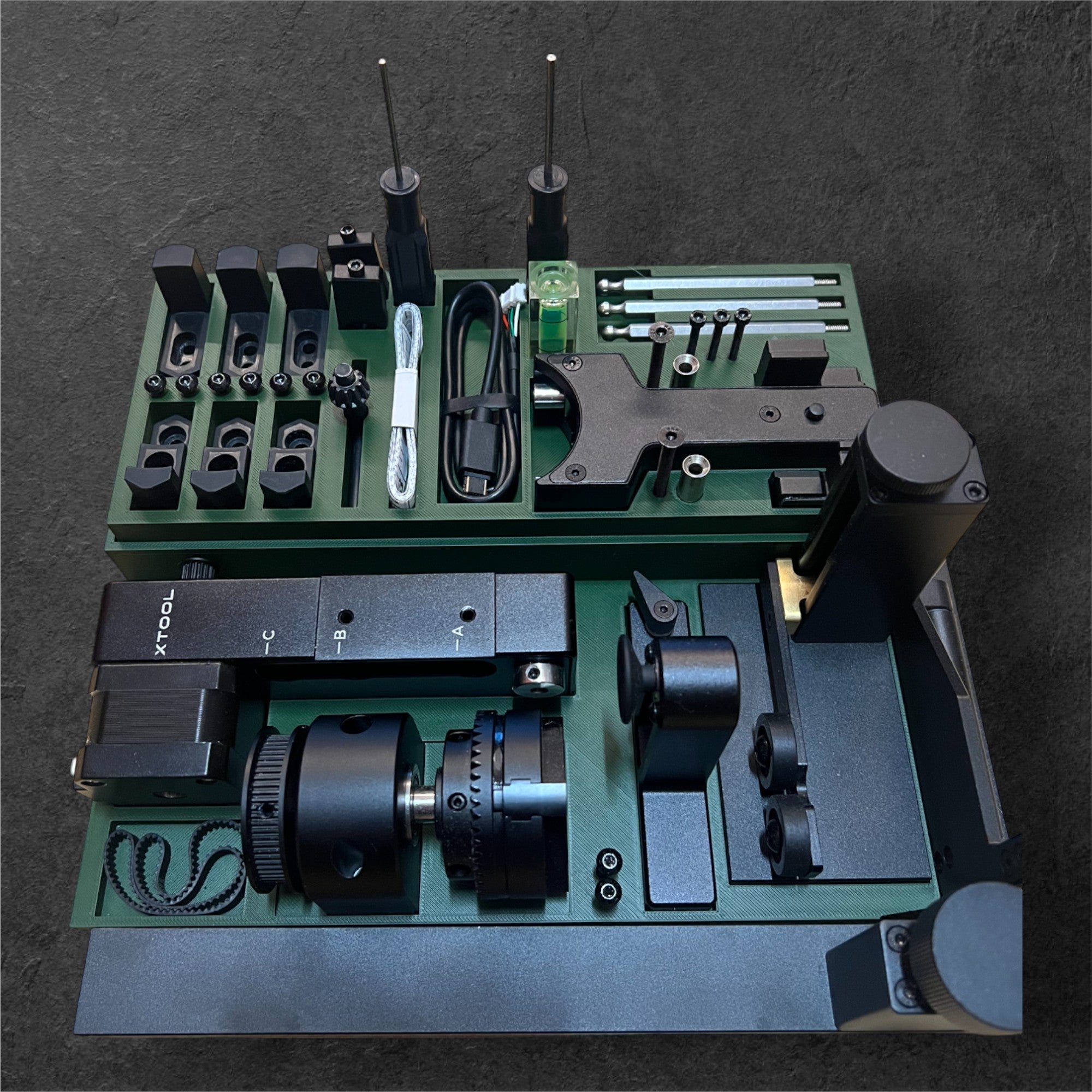 Aufbewahrungssystem Für den Rotary Pro2 + Zubehörset von xTool