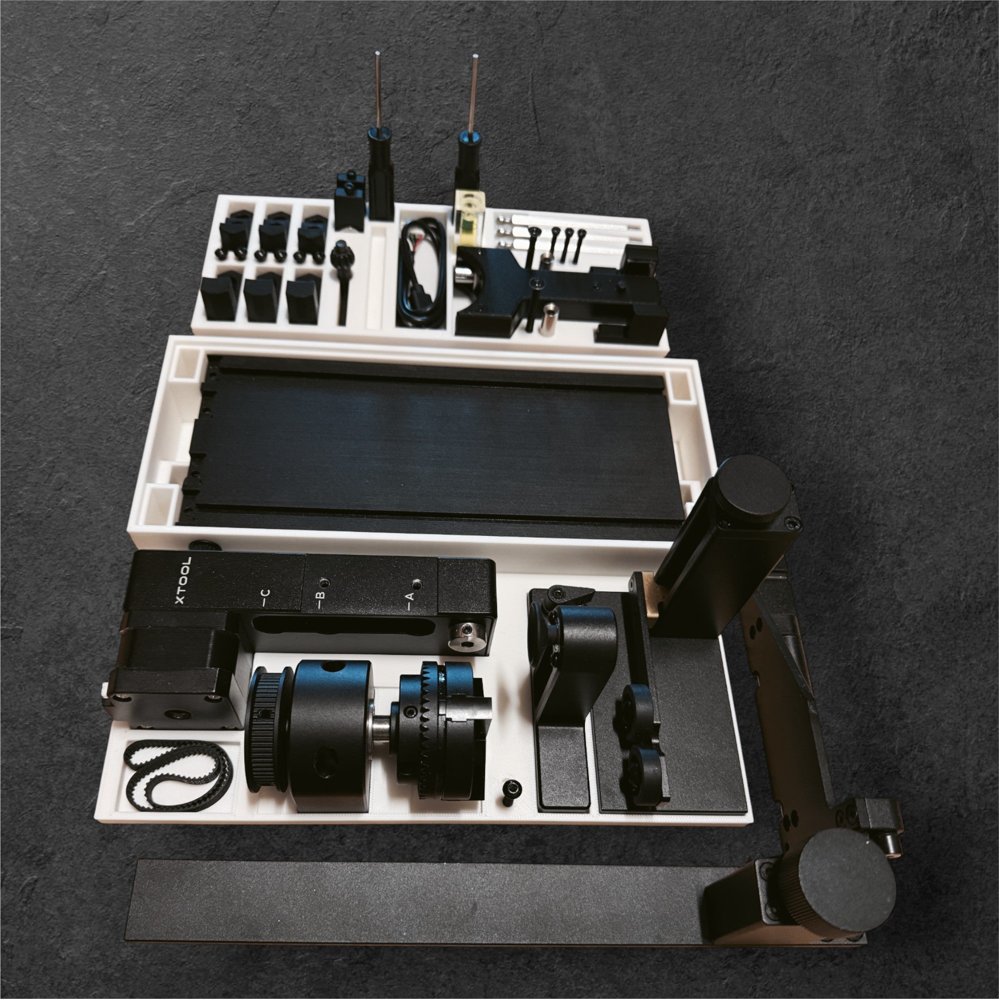 Aufbewahrungssystem Für den Rotary Pro2 + Zubehörset von xTool