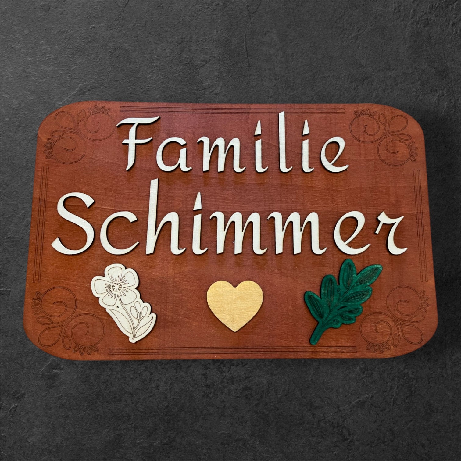 Familien Türschild