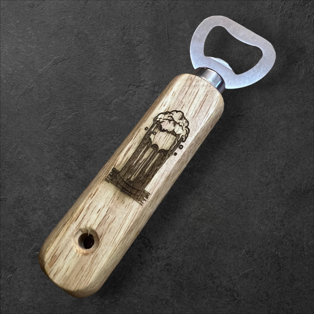 Einzigartiger Flaschenöffner mit Personalisierter Gravur
