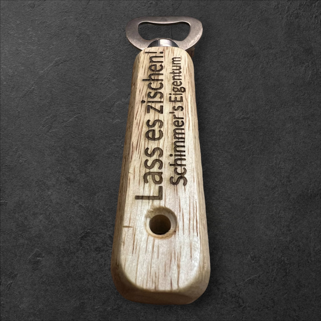 Einzigartiger Flaschenöffner mit Personalisierter Gravur