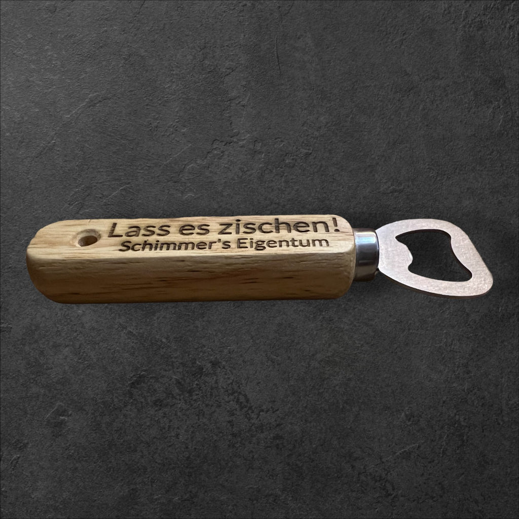 Einzigartiger Flaschenöffner mit Personalisierter Gravur