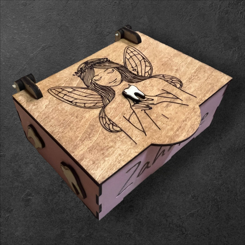 Schatulle Zahnfee-Edition - Wird ohne Lackierung und in Einzelteilen geliefert