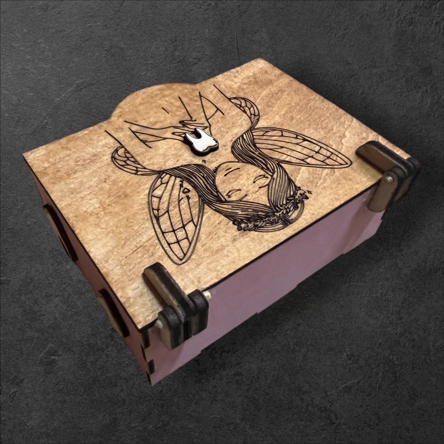 Schatulle Zahnfee-Edition - Wird ohne Lackierung und in Einzelteilen geliefert