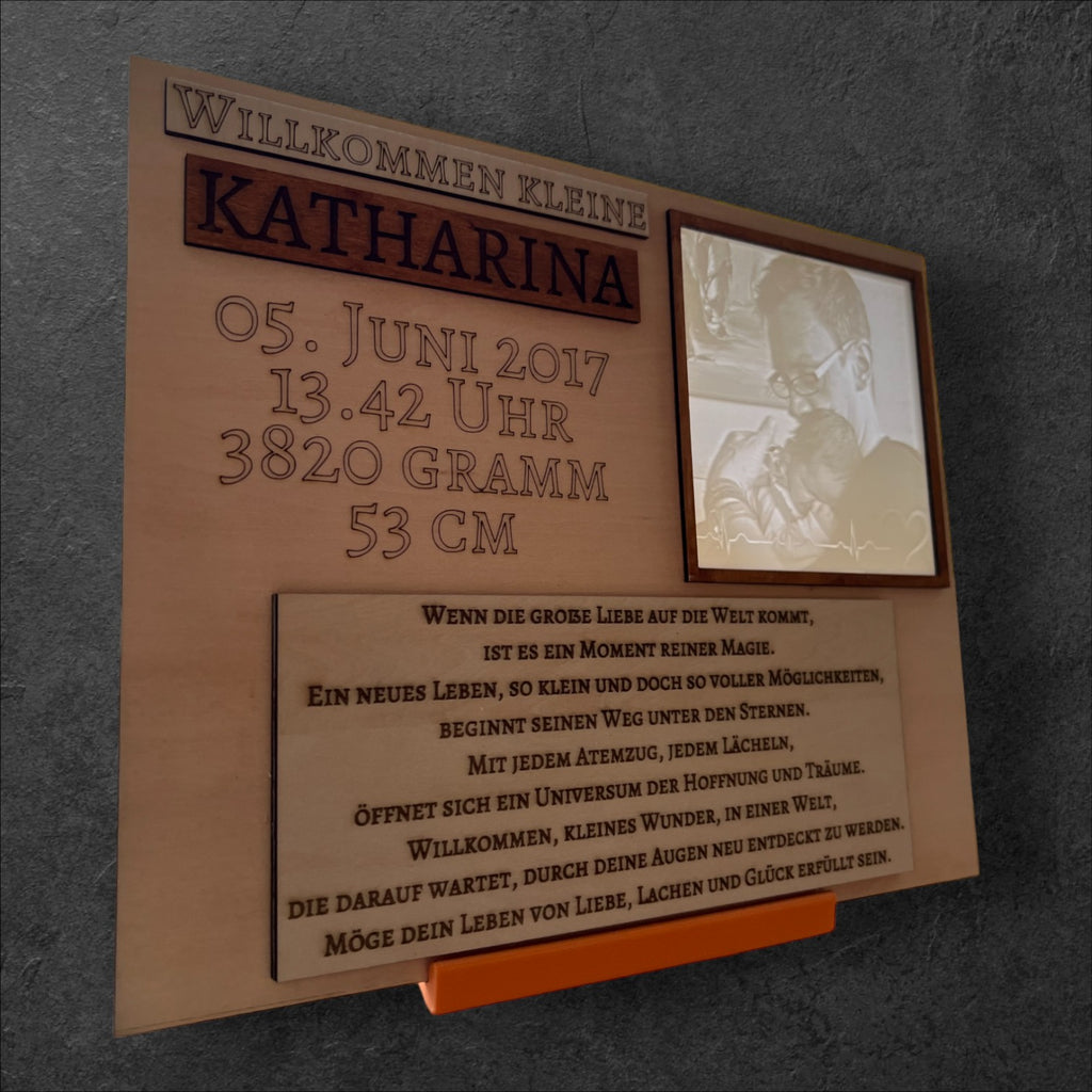 Willkommen kleine ... als Erinnerung zur Geburt
