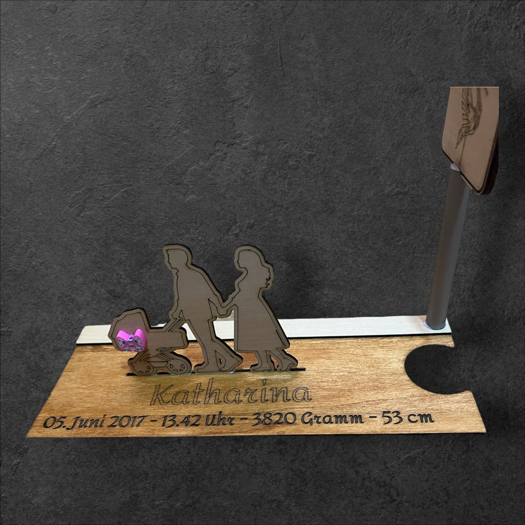 Geburt 3D Lasergravur