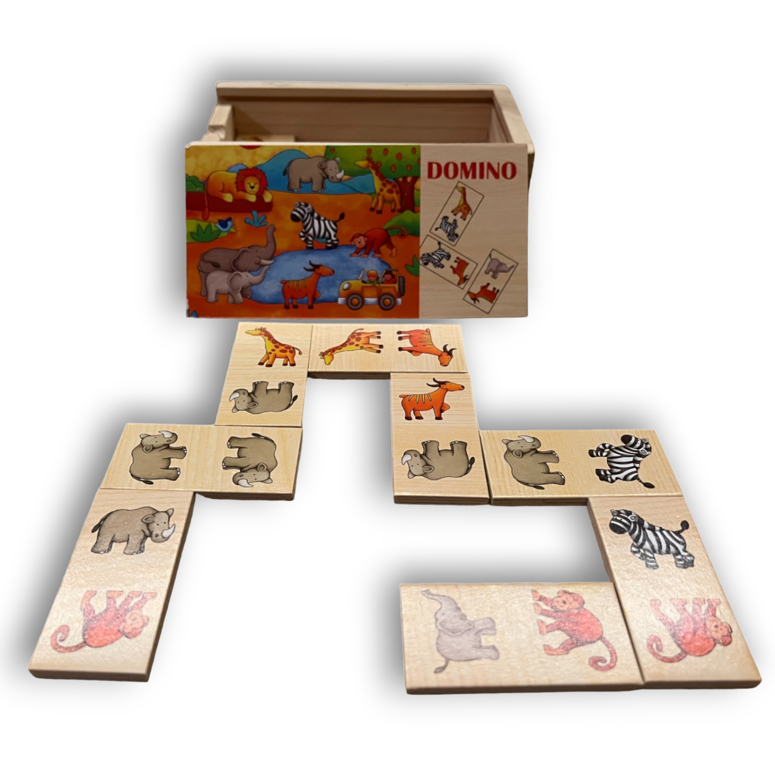 Domino Safari, 28 Teile