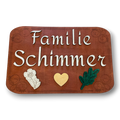 Familien Türschild