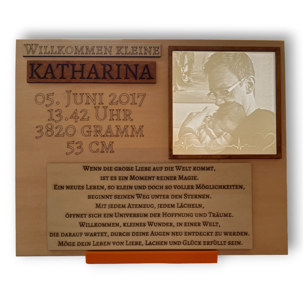 Willkommen kleine ... als Erinnerung zur Geburt