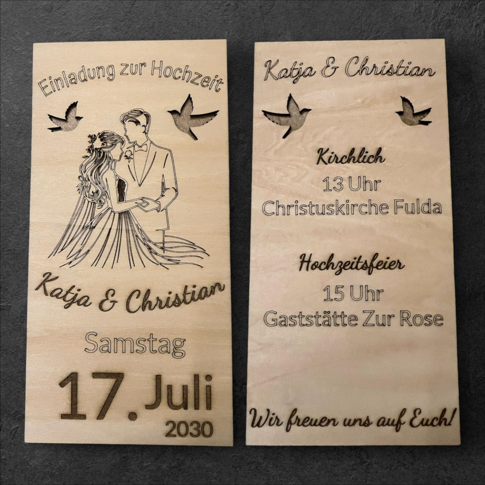 Unvergessliches Hochzeitsset