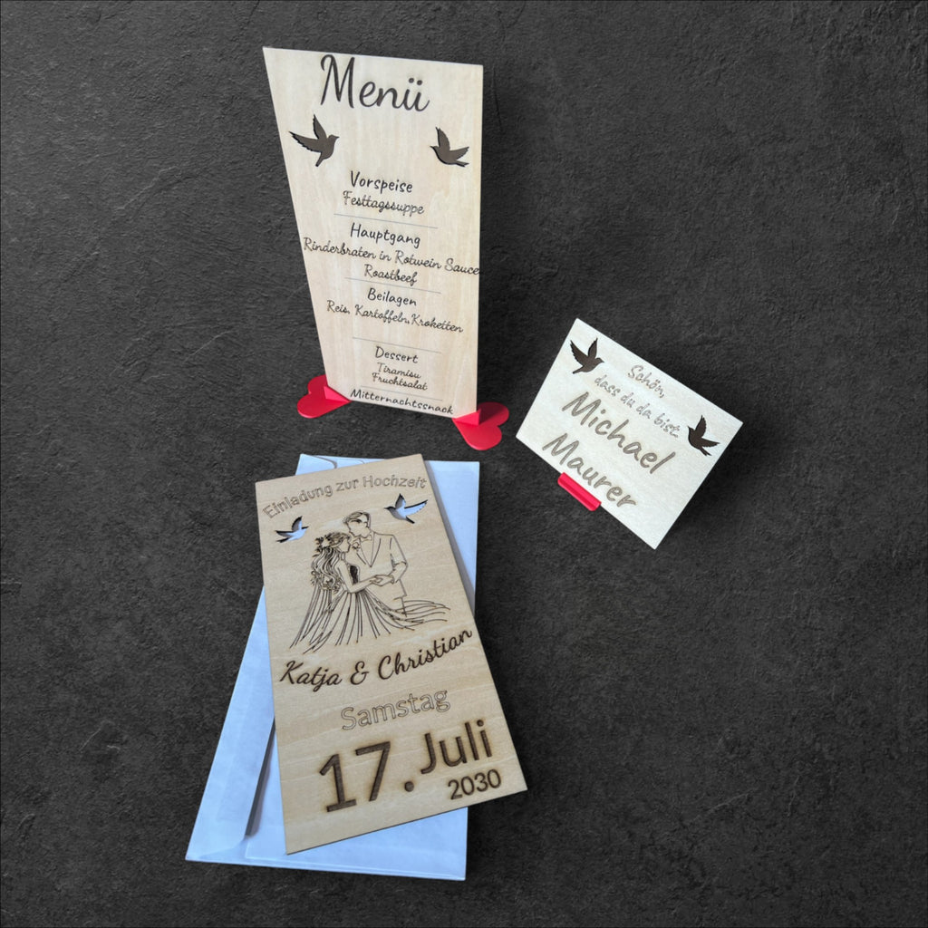 Unvergessliches Hochzeitsset