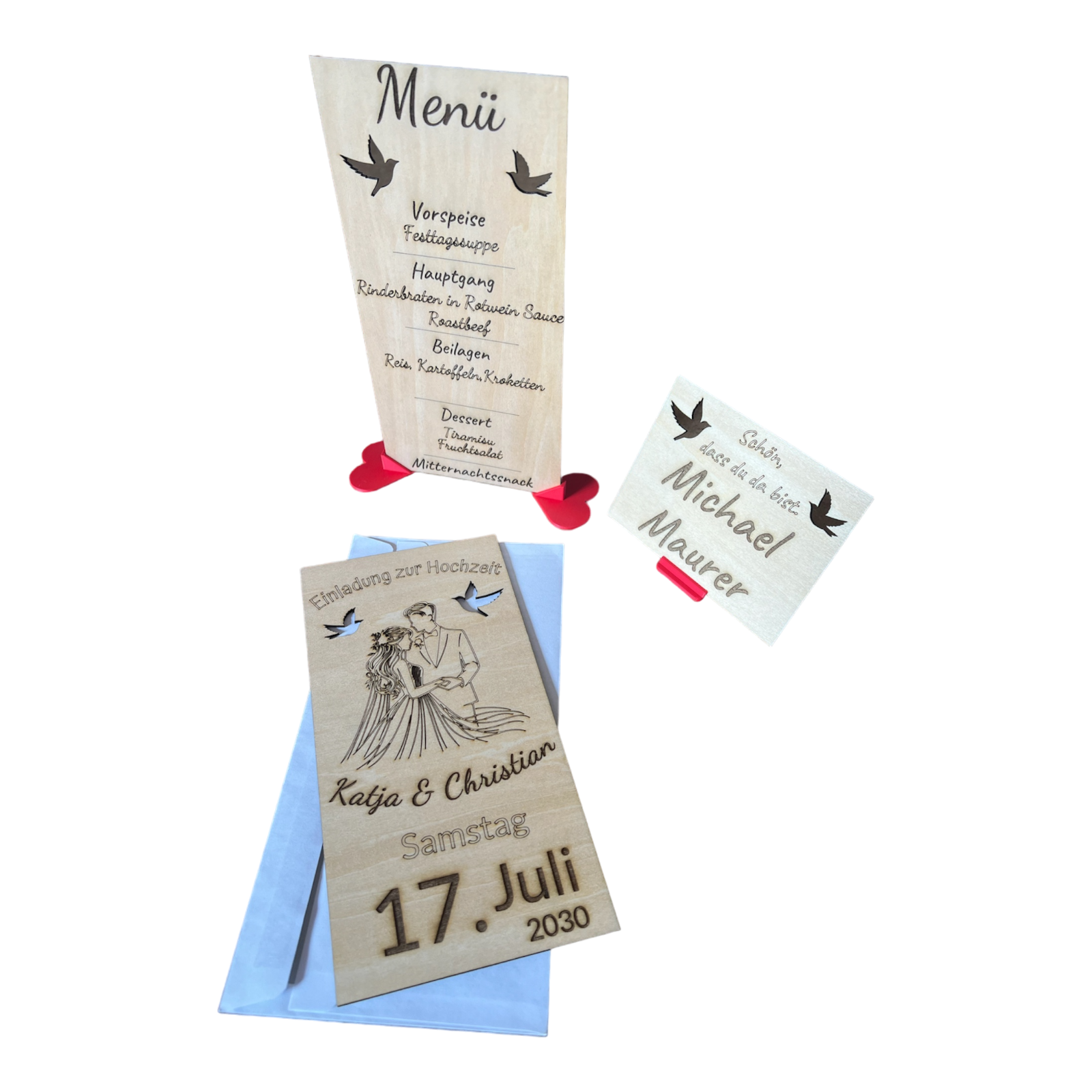 Unvergessliches Hochzeitsset